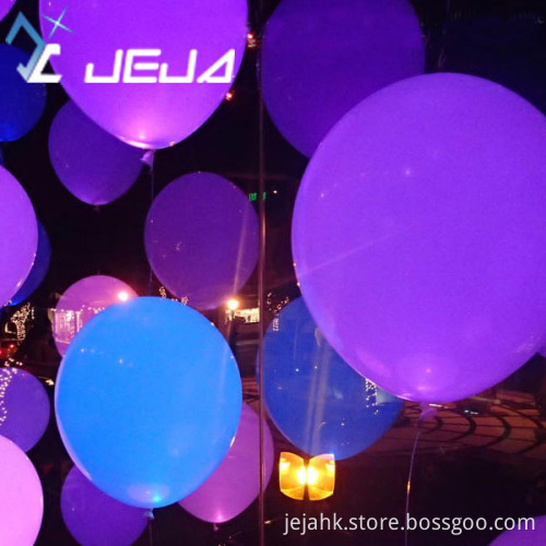 Christmas Business logo gifts battery powered waterproof led latex balloon light